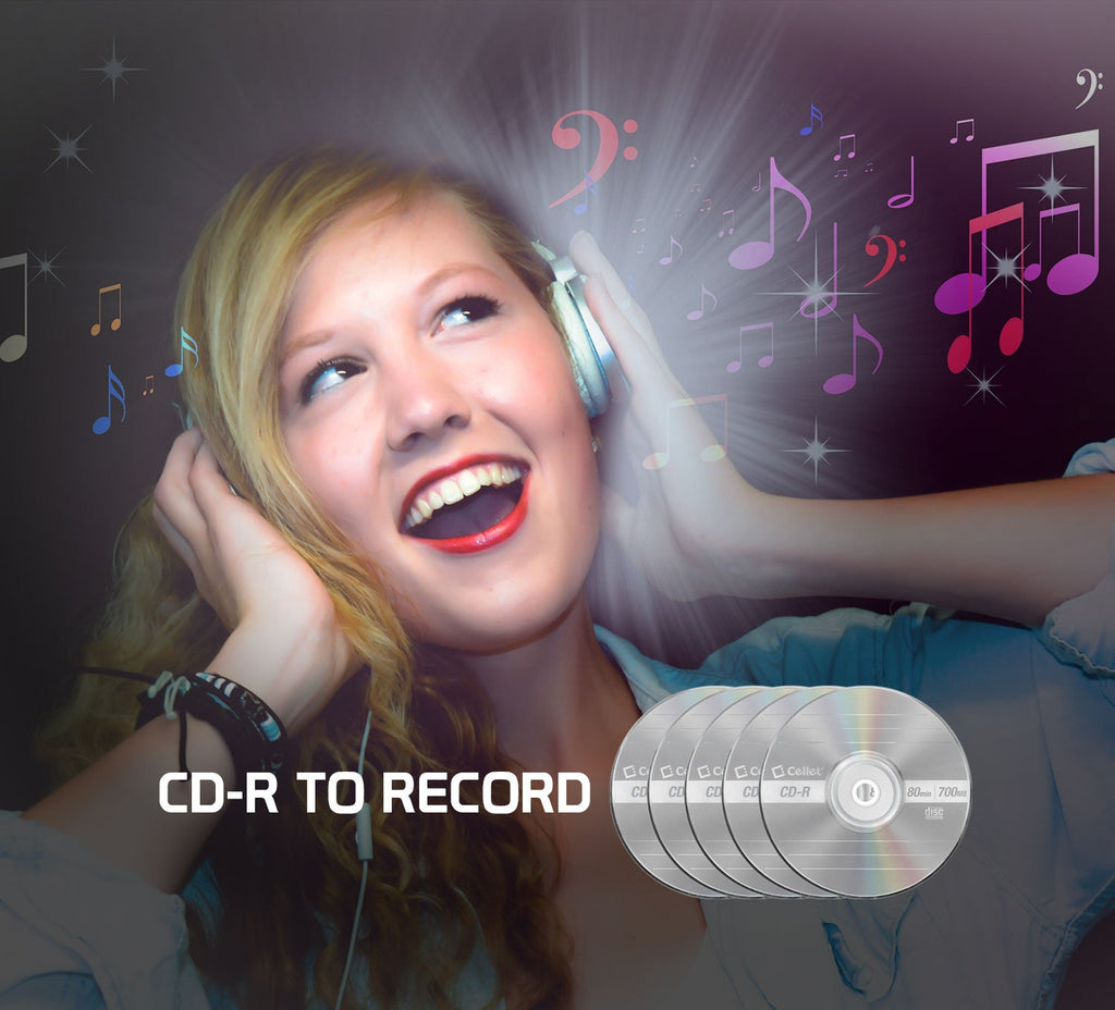 WCD5 - Cellet CD-R 5-Pack – 700MB 80-Minute Blank Discs, 52X Speed for Data, Music, and Photo Recording