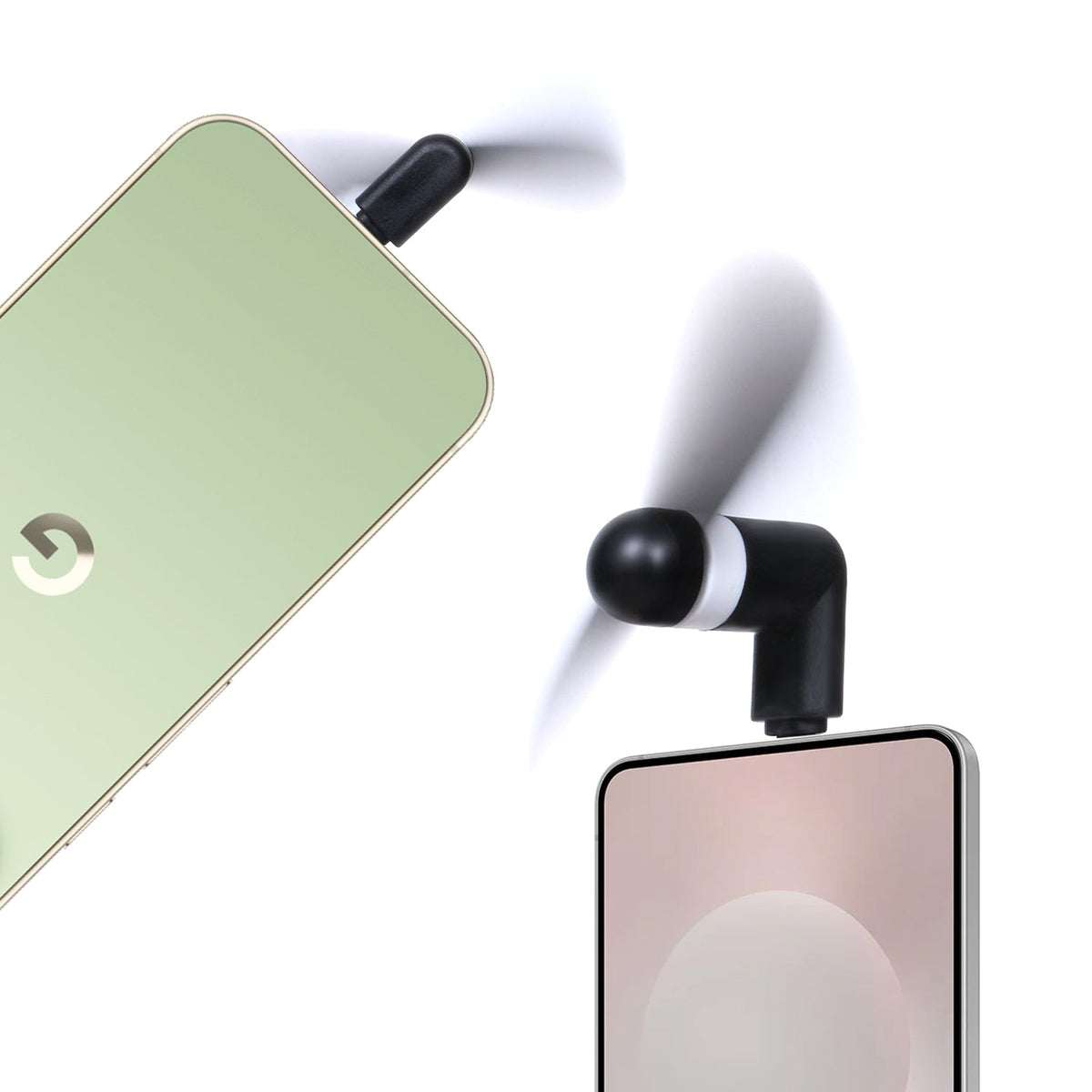 FANUSBC - Portable USB-C Mini Phone Fan – Compact Cooling Attachment for Android, iPad, Pixel, Galaxy & More – Quiet Lightweight Plug-in Smartphone Cooler, Pocket-Sized Travel Accessory