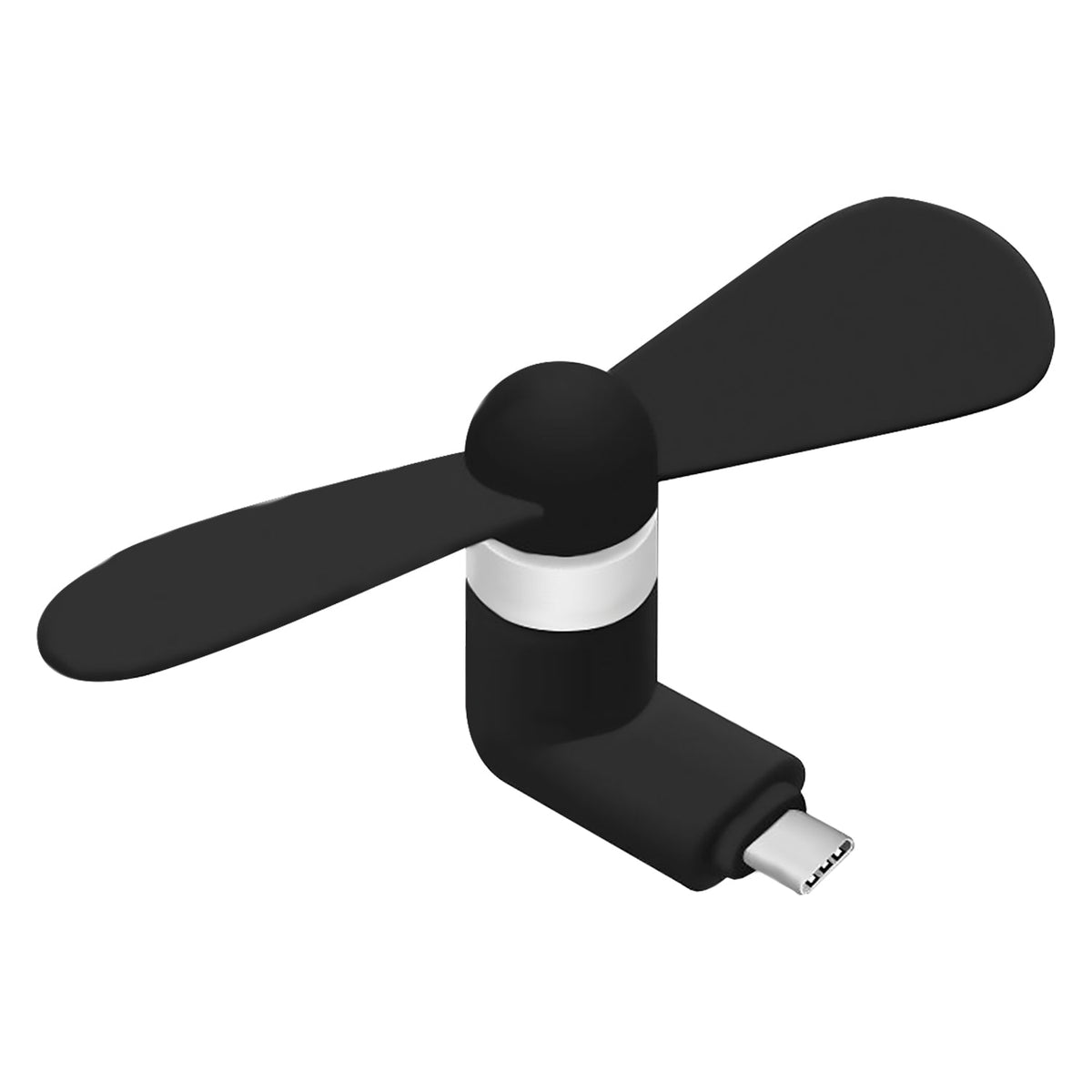 FANUSBC - Portable USB-C Mini Phone Fan – Compact Cooling Attachment for Android, iPad, Pixel, Galaxy & More – Quiet Lightweight Plug-in Smartphone Cooler, Pocket-Sized Travel Accessory