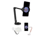 PH118EBK -  Dashboard, Windshield and Desktop Phone Mount with 360 Degree Rotation and Adjustable Folding Arms for Smartphones
