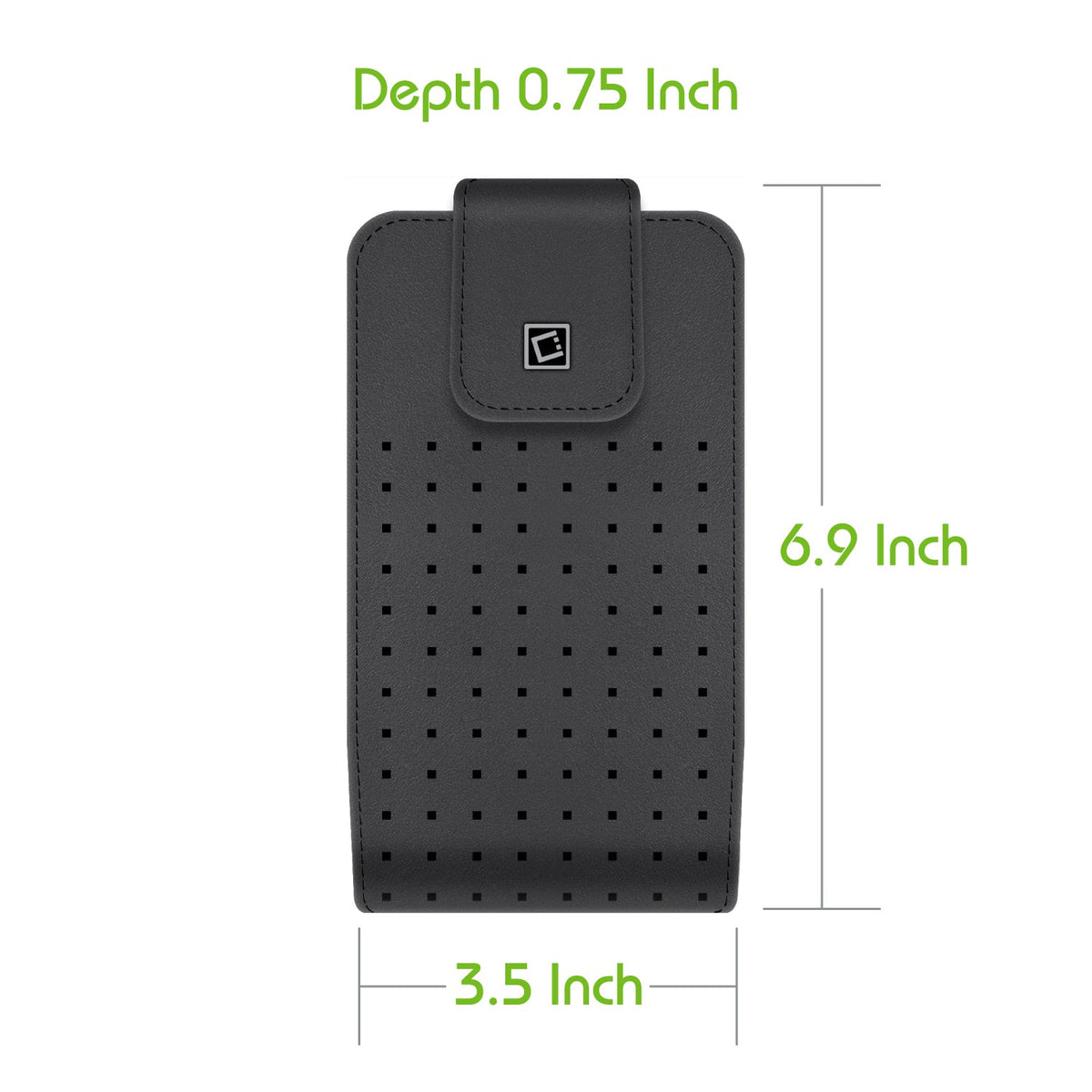 LTERLAGB -  Cellet Teramo Leather Pouch for Samsung Galaxy S9 Plus, Galaxy S8 Plus, iPhone 8 Plus, 7 Plus, 6S Plus and More(Fits with Slim Case On)