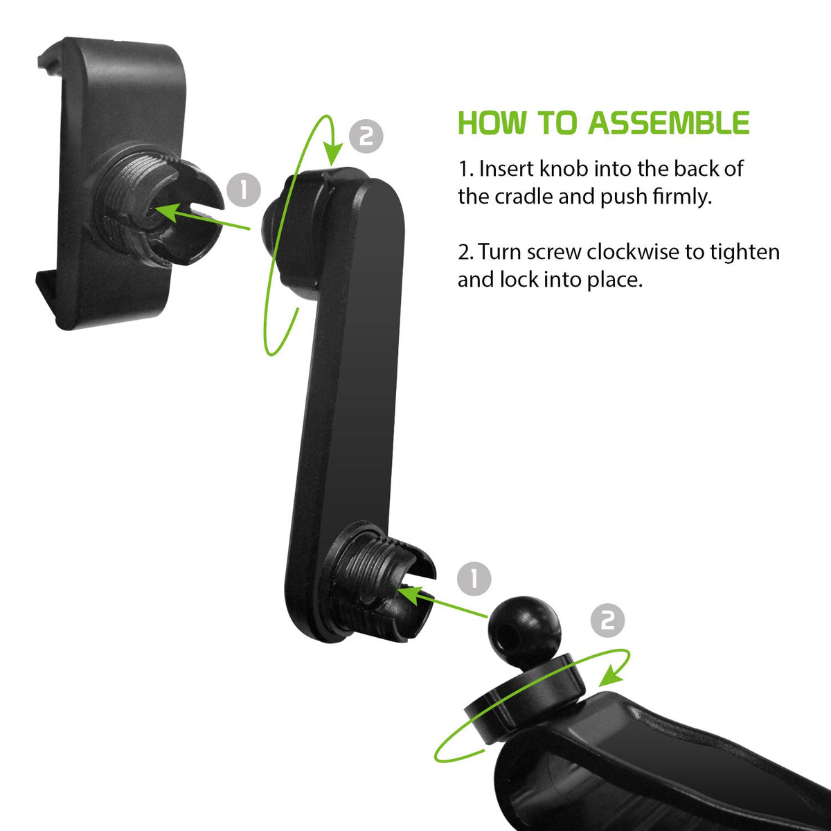 PH710 - Cellet Car Sun Visor Clip Phone Holder, 360° Adjustable Cradle Mount for Smartphones up to 4.7" Wide – Hands-Free GPS Navigation & Safe Driving
