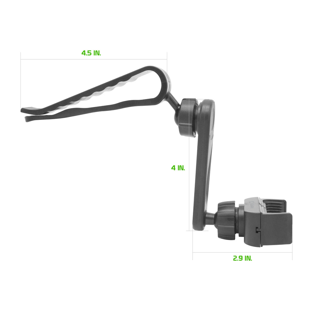 PH710 - Cellet Car Sun Visor Clip Phone Holder, 360° Adjustable Cradle Mount for Smartphones up to 4.7" Wide – Hands-Free GPS Navigation & Safe Driving