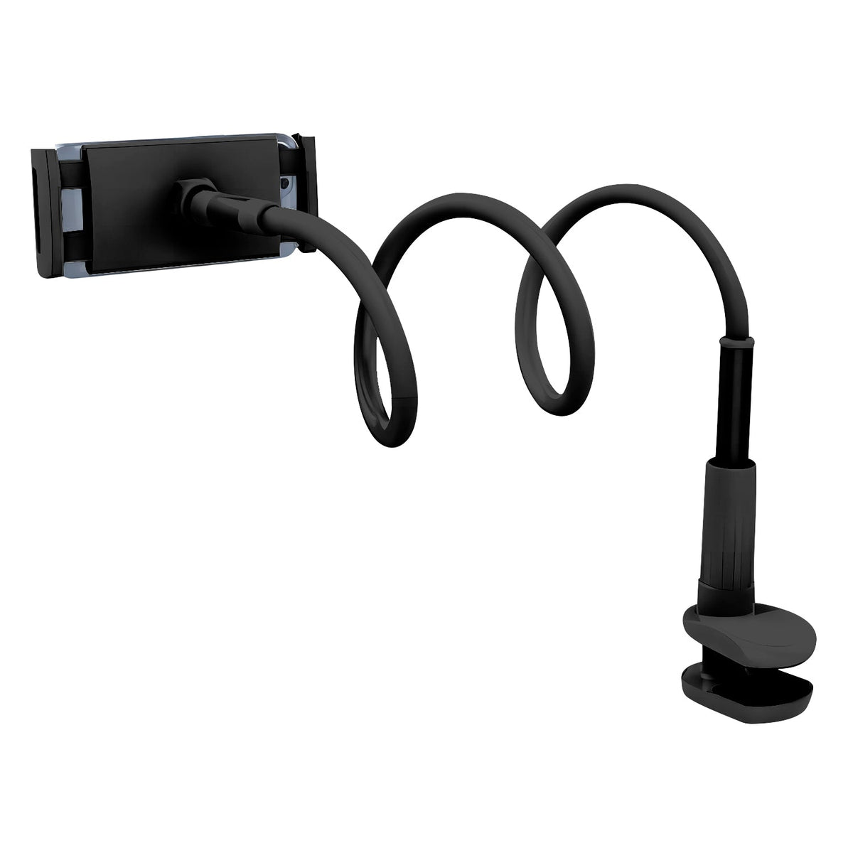 PHX200 - Cellet Flexible Gooseneck Tablet & Smartphone Holder – 32-Inch Adjustable Arm Stand for Desk, Bed, Kitchen, Office – Universal Clamp Mount for 4.7”-8.5” Devices