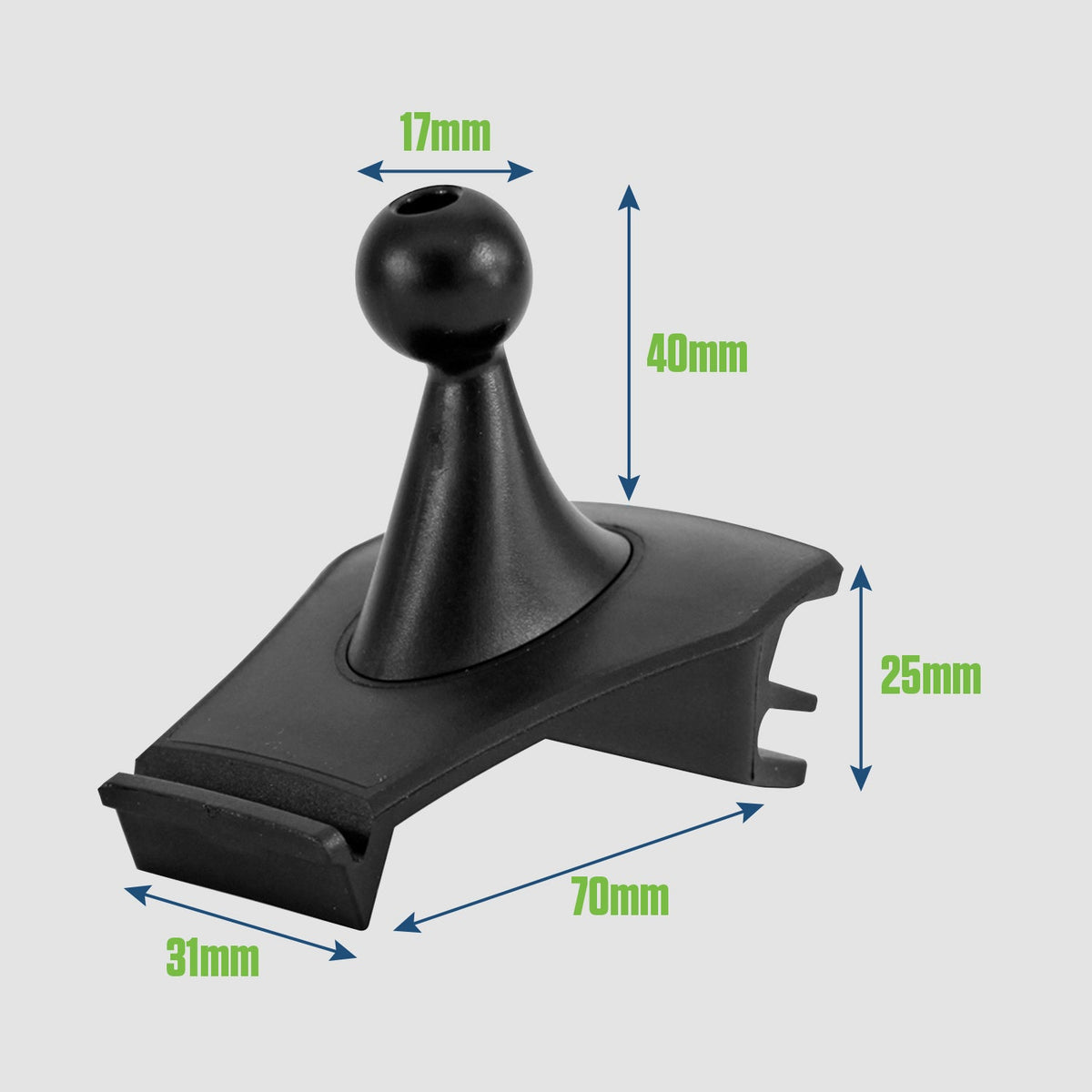 PH240 - Cellet Tesla Model 3 & Model Y Air Vent Phone Mount, 360° Rotation Car Phone Holder, Non-Slip Clamp Cradle, Dashboard Vent Clip Cell Phone Stand Compatible with iPhone 15 14 13 Pro Max, Samsung Galaxy, Pixel