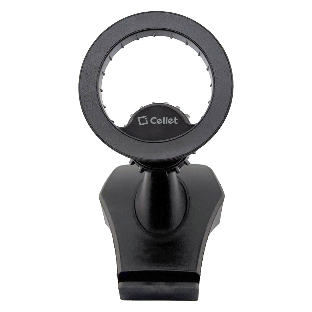 PH211 - Cellet Magnetic Air Vent Phone Mount for Tesla Model 3 & Model Y – Cradle-Less 360° Rotation Car Holder with Extra-Strength Metal Ring – Compatible with iPhone 16/15/14/13 & Samsung Galaxy S25/S24
