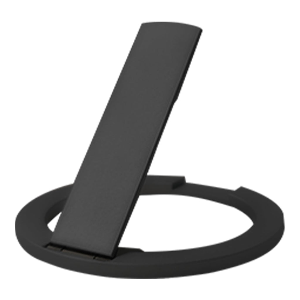CLCMRINGA - Magnetic Phone Ring Holder for MagSafe, 360° Rotation Finger Grip & Adjustable Kickstand, Slim Zinc Alloy Cell Phone Stand Compatible with iPhone 17 16 15 14 13 12 Pro Max, Black
