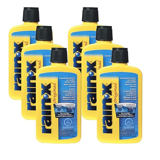 RainX 800002243 Yellow Windshield Treatment,Pack of 6