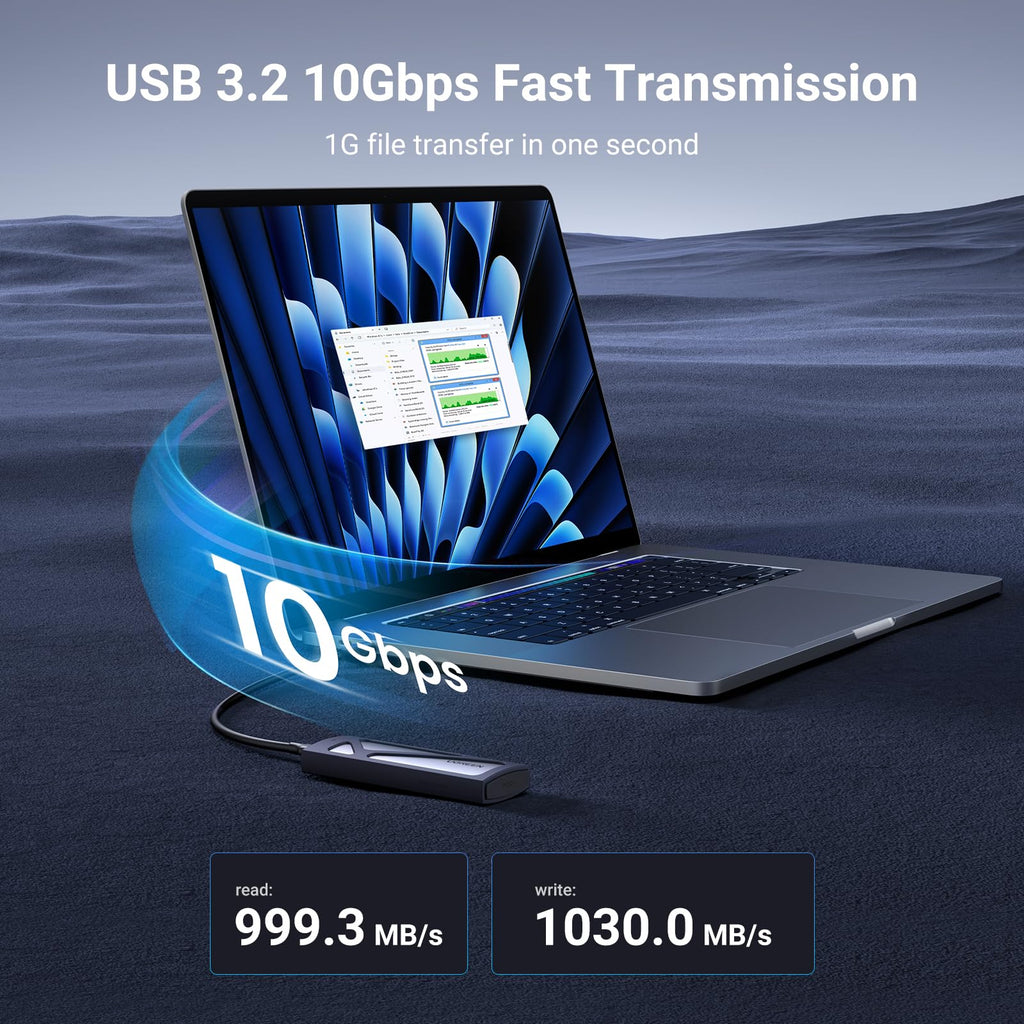 UGREEN 10Gbps M.2 NVMe Enclosure Adapter