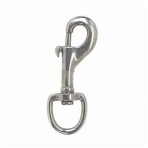 Apex T7631324 Stainless Steel 3/4" x 3-3/32" Swivel Round Eye Bolt Snap