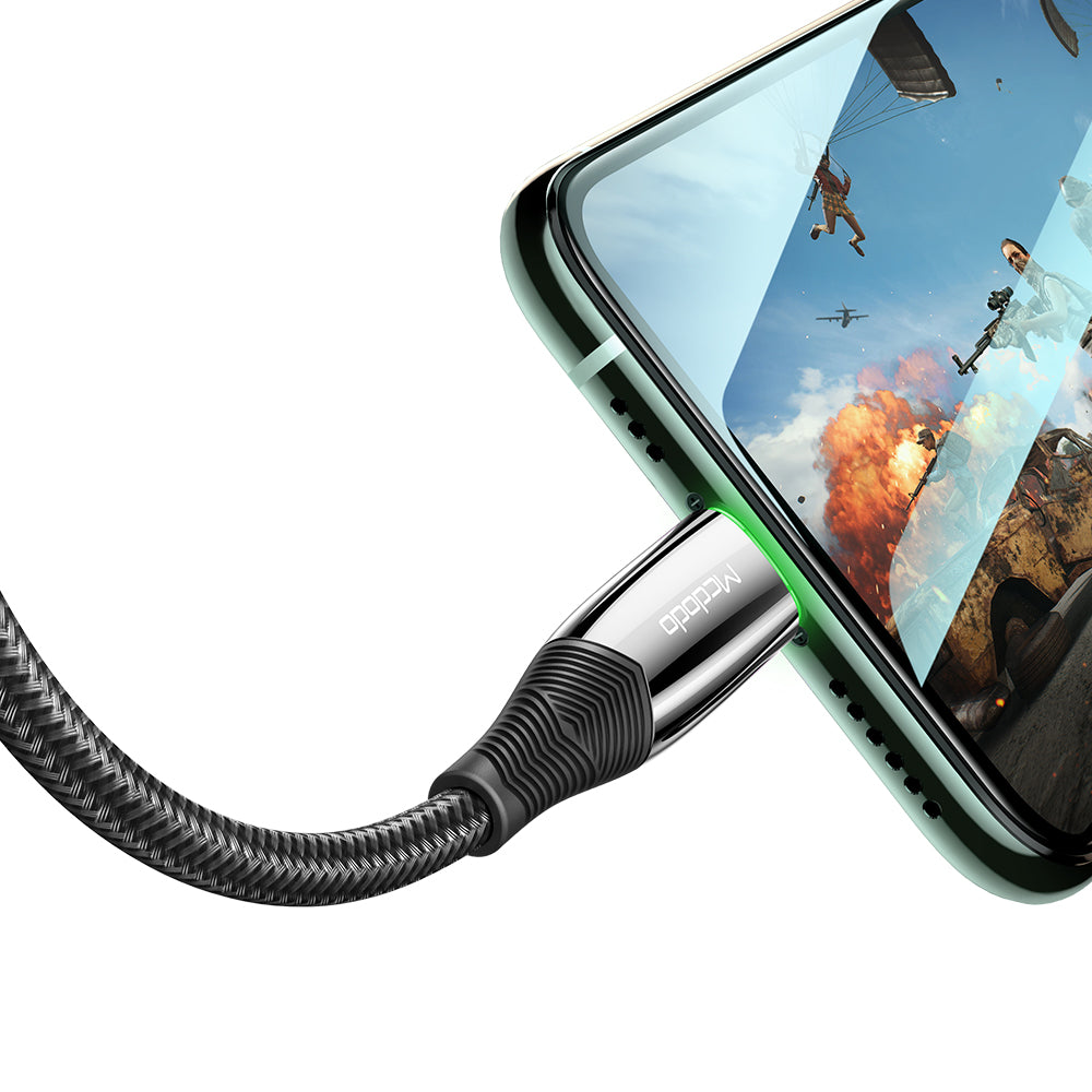 Mcdodo Shark Series Auto Power Off USB-A to Lightning Cable (1.2M)
