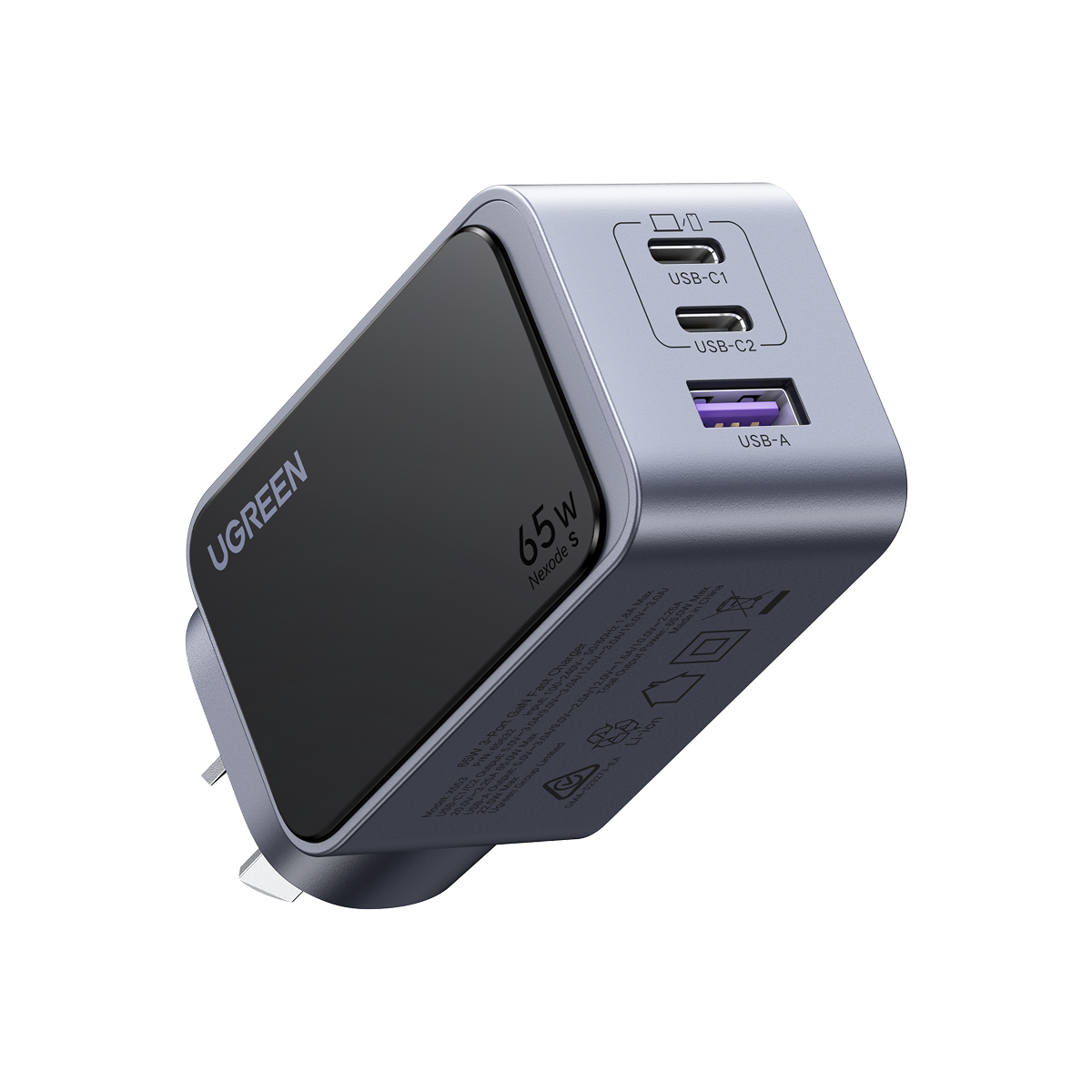 UGREEN Nexode S 65W 3-Port Charger