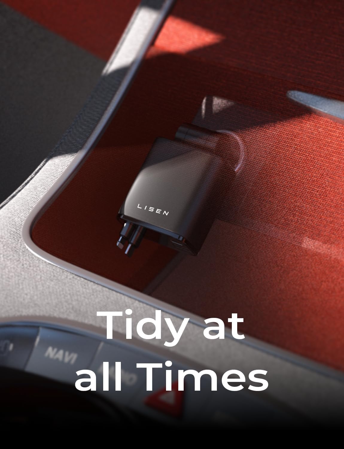 LISEN 4-in-1 69W Retractable Car Charger