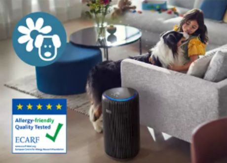 Refurbished Philips Smart Air Purifier for Home with real time AQI Display and covers upto 600 sqft - AC3220/60