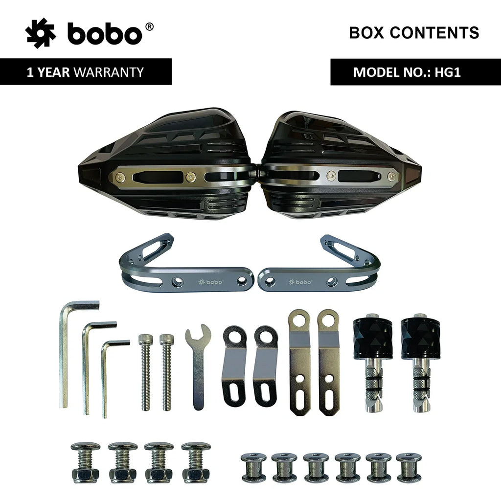 BOBO HG1 Universal Bike Motorcycle Hand Guard, Wind Deflector