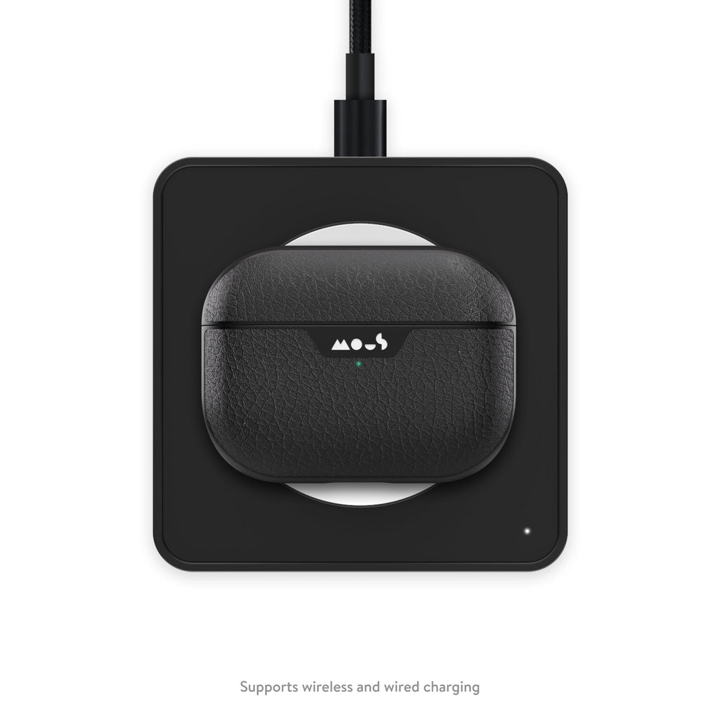Black Leather AirPods Pro Case
