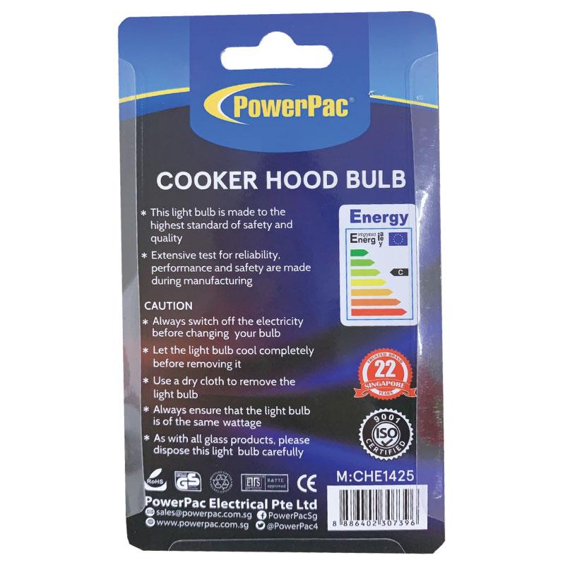 Cooker hood bulb. Pygmy Bulb E14 40Watts warm white(CHE1425)