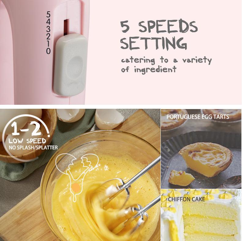Bear Hand Mixer With 5 Speeds & Eject Function (DDQ-A01G1)