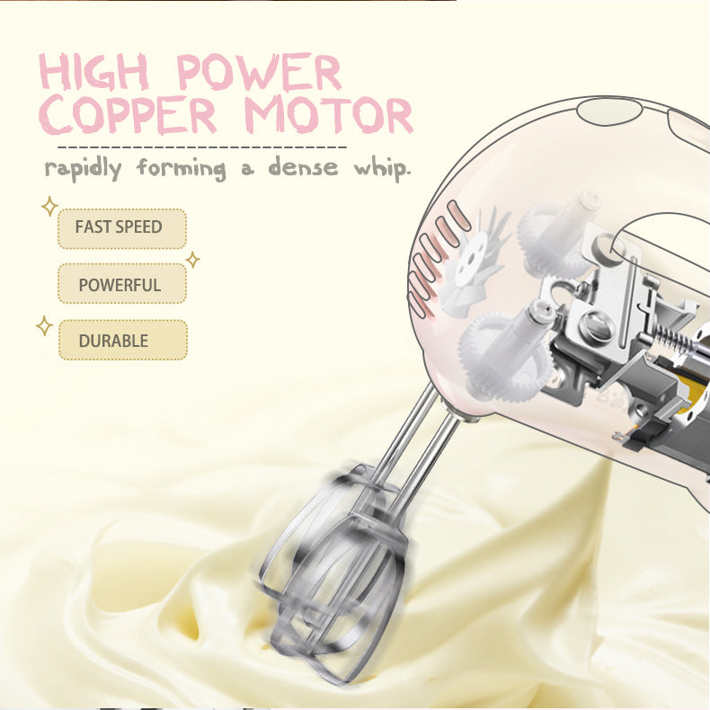 Bear Hand Mixer With 5 Speeds & Eject Function (DDQ-A01G1)