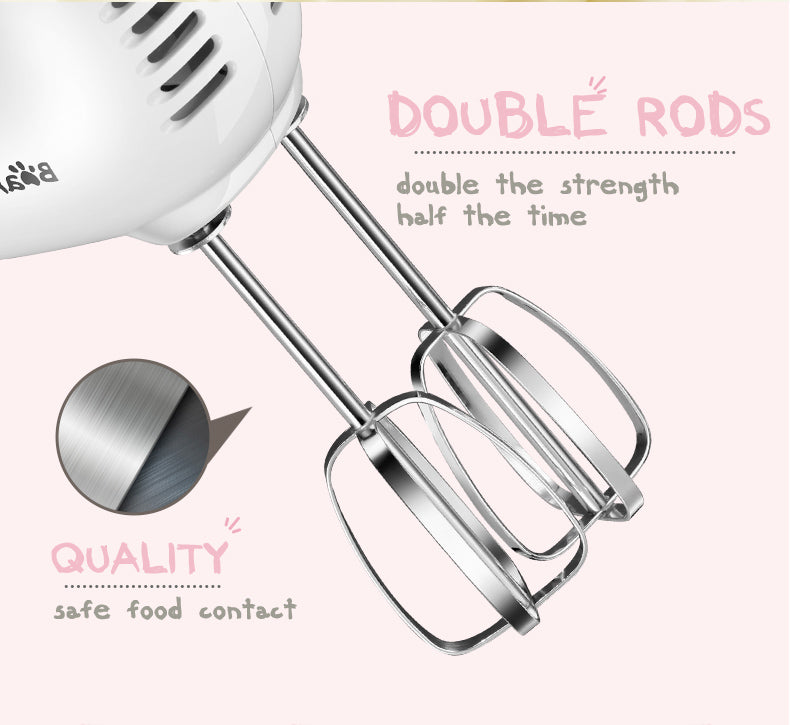 Bear Hand Mixer With 5 Speeds & Eject Function (DDQ-A01G1)