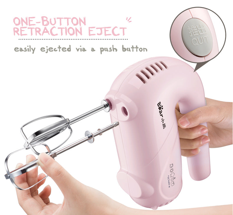 Bear Hand Mixer With 5 Speeds & Eject Function (DDQ-A01G1)
