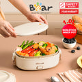 Bear 1.0L Lunch box Electric Lunch Box with Detachable Non-stick inner pot / Mini Rice Cooker (DFH-D10Y1)