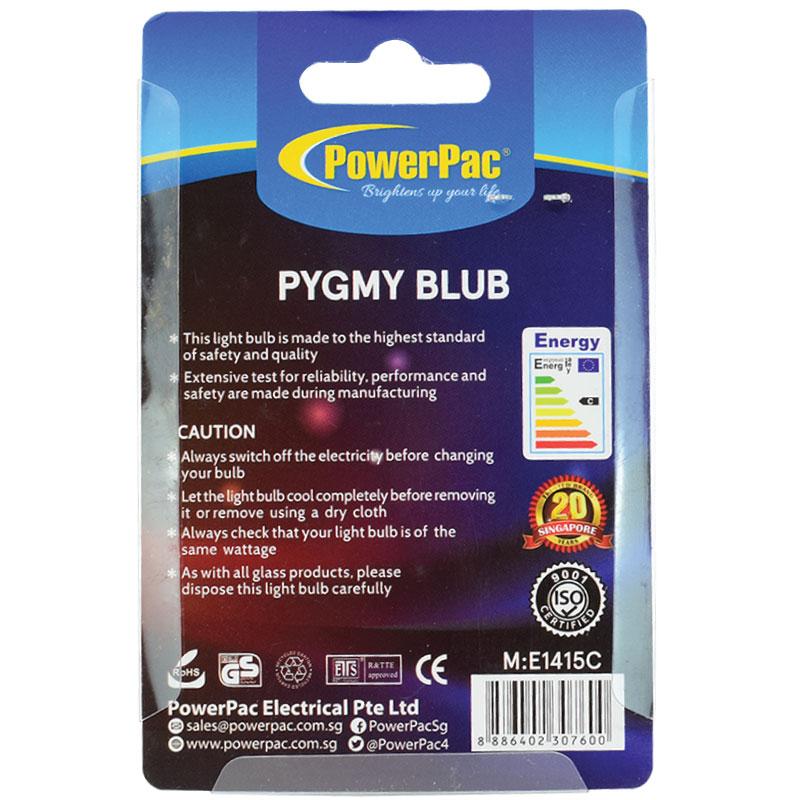 Pygmy bulb 15W E14 , Bulb Replacement for Fridge, Salt lamp bulb (E1415C)