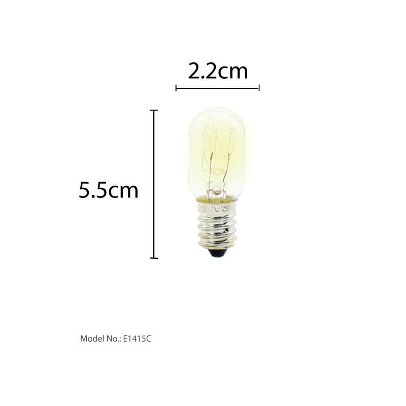 Pygmy bulb 15W E14 , Bulb Replacement for Fridge, Salt lamp bulb (E1415C)