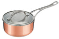 User manual and frequently asked questions Jamie Oliver by Tefal Premium Triply Copper Induction Saucepan 20cm + Lid