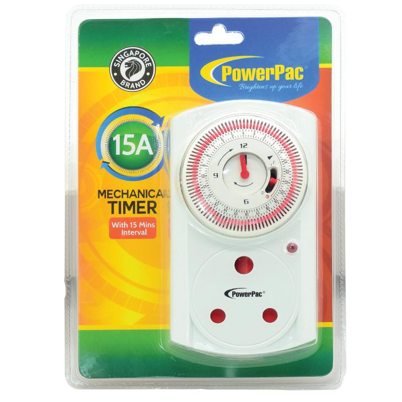 24 hrs Timer, 15 amp Timer, Timer Mechanical plug for Air Con (FDD50-AS1)