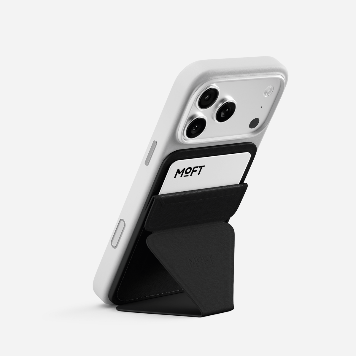 Trackable Snap-on Phone Stand & Wallet