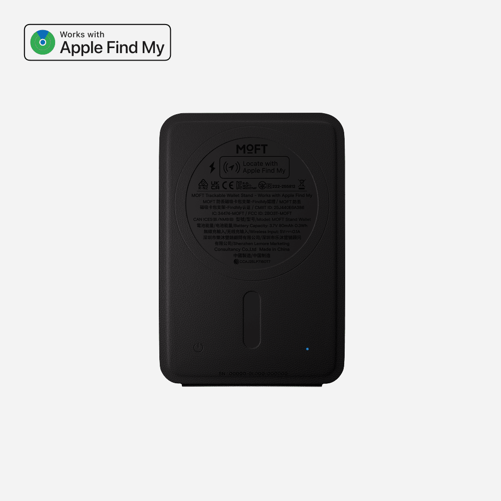 Trackable Snap-on Phone Stand & Wallet