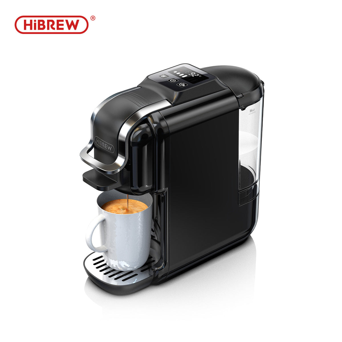HiBREW Coffee Maker | Smart Touch Control, 7 Cup Sizes, Hot & Cold Brew, Precise Temp