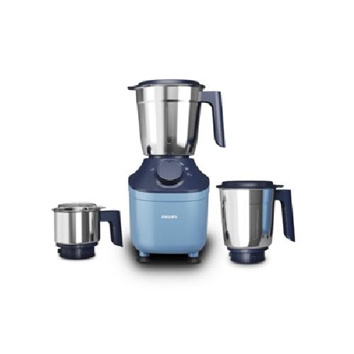 Philips 800 Watt Powerful motor mixer grinder with MicroGrind Technology in Blue colour - HL7773/01 - EMP