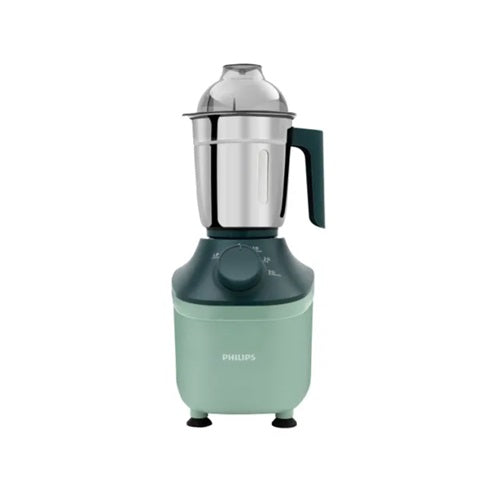 Refurbished Philips 800 Watt Powerful motor mixer grinder with MicroGrind Technology in Green colour - HL7773/02