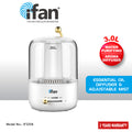 iFan 3L Humidifier Crystal Clear Diffuser Ultrasonic Mist Humidifier Essential Oil Silent Aromatherapy Diffuser (IF3258)