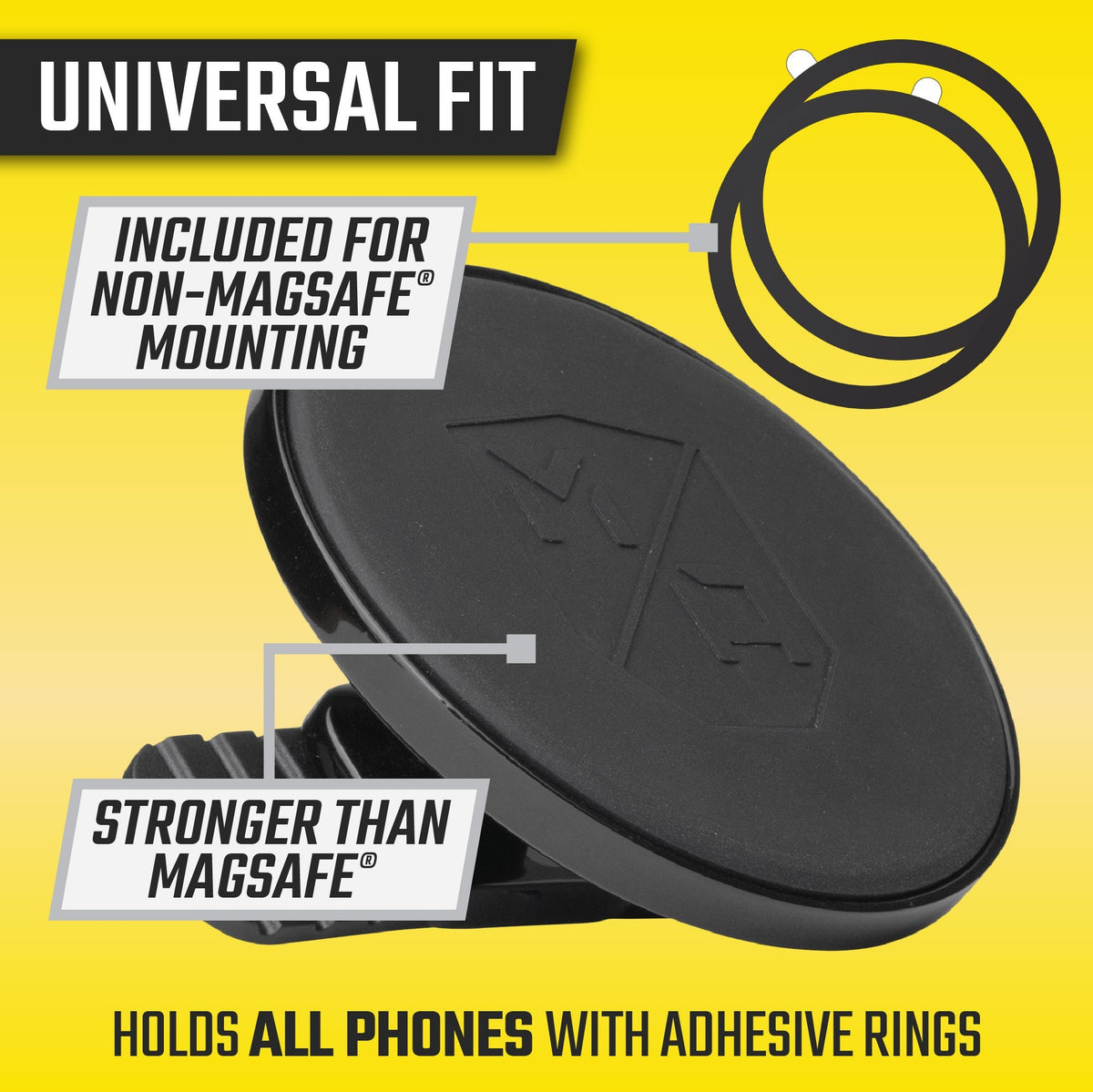 MobNetic Slim | Non-Charging MagSafe® Phone Mount for All Dashboards