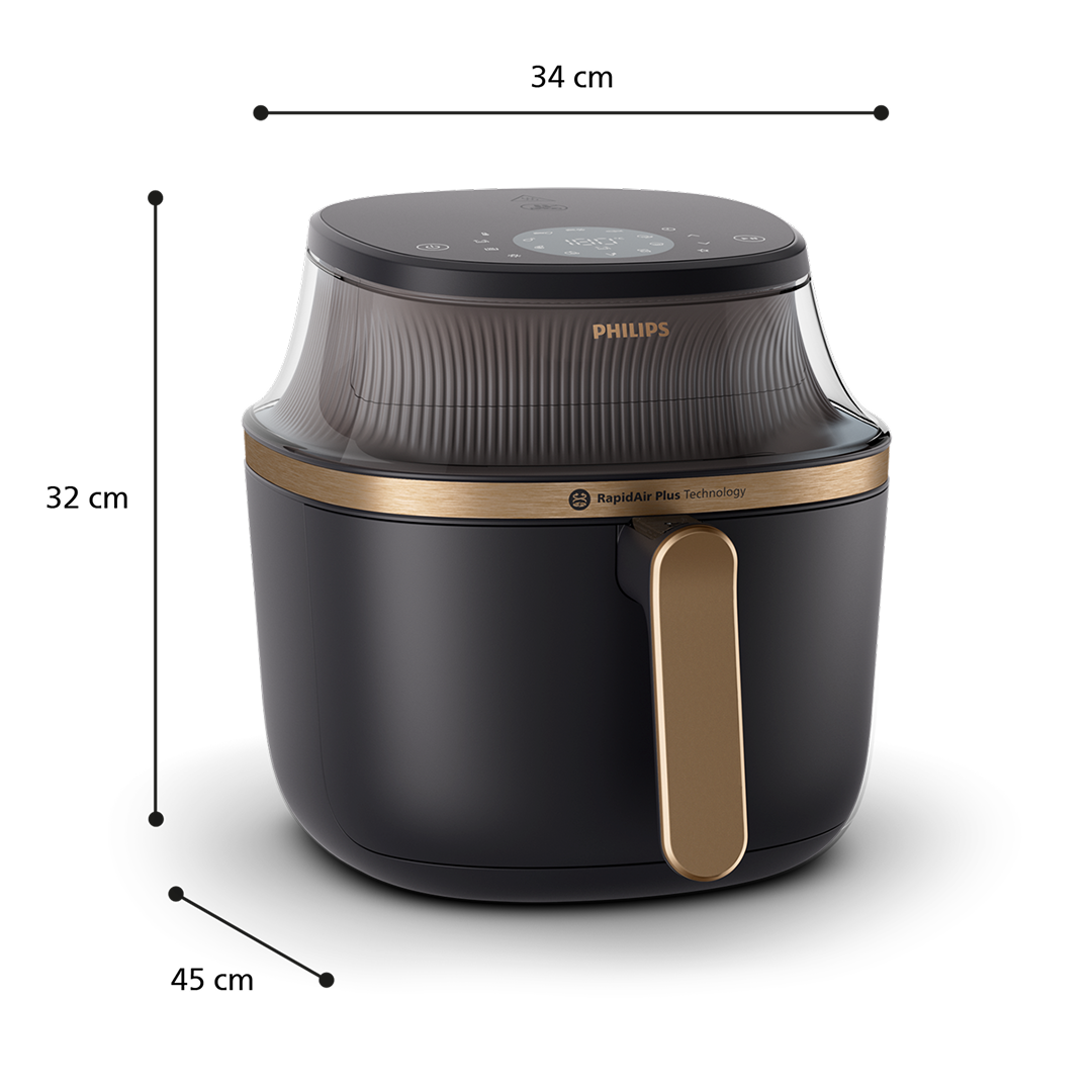Philips Digital 7.2 Ltr Airfryer with Rapid Air Technology - NA342/00
