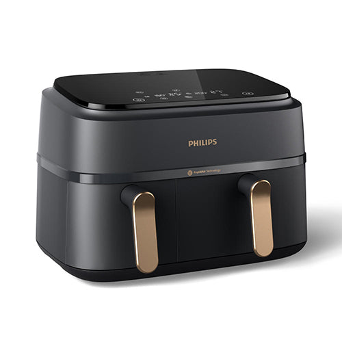 Philips 9L Dual Basket Airfryer with Rapid Air technology - NA352/00