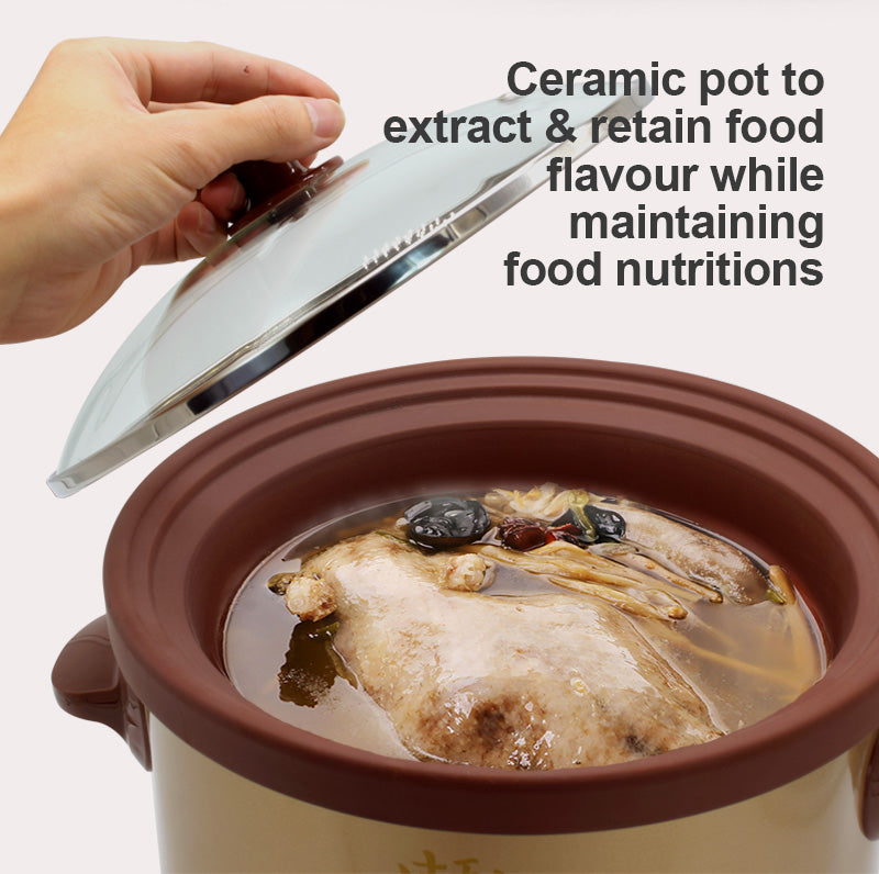 3.5L Slow Cooker with Ceramic Pot (PPSC35)