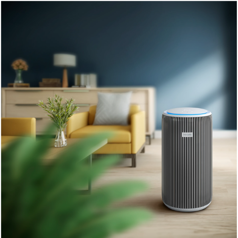 Philips Smart Air Purifier for Home with real time AQI Display and covers upto 600 sqft - AC3220/60 - EMP