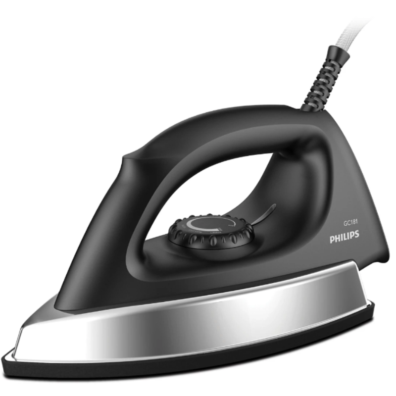 Philips 1000 Watt Heavy Weight 1.6 Kg Dry Iron with Non Stick Coating - GC181/80