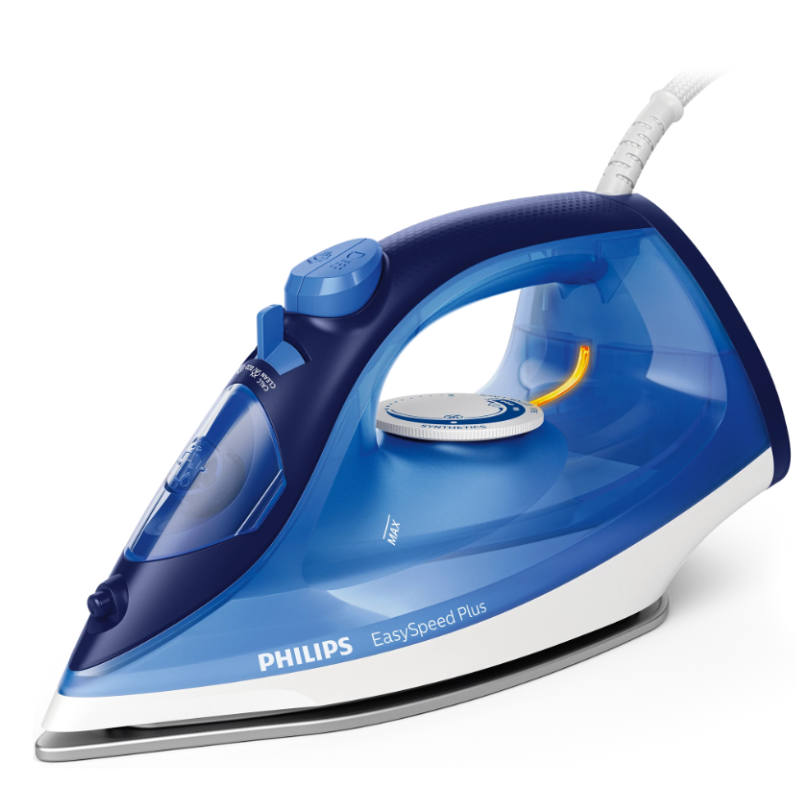 Philips EasySpeed Steam iron Ceramic soleplate 2200W Blue - GC2145/20 - EMP