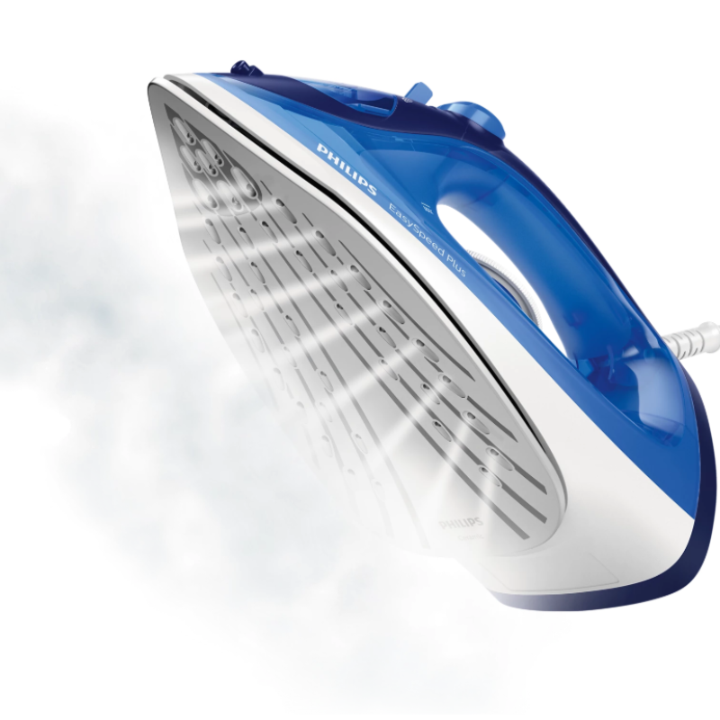 Philips EasySpeed Steam iron Ceramic soleplate 2200W Blue - GC2145/20 - EMP