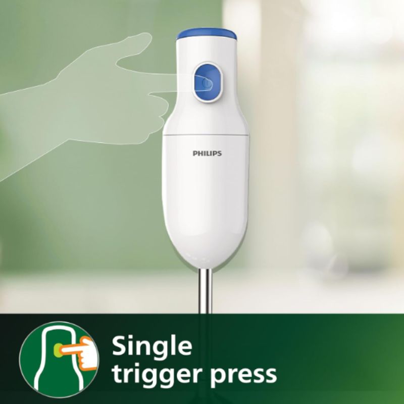 Philips 250 Watts Steel Rod Hand Blender White - HL1655/00 - EMP