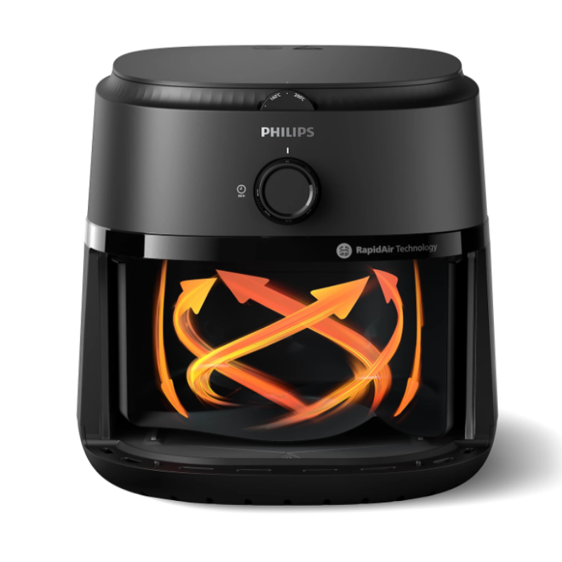 Philips 6.2L Extra Large Airfryer with Rapid Air Tech - Up to 90% Less Fat - NA130/00 - Emp