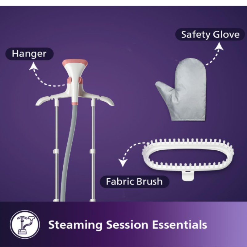 Refurbished Philips 1800 Watts Standing Garment Steamer - STE1020/40