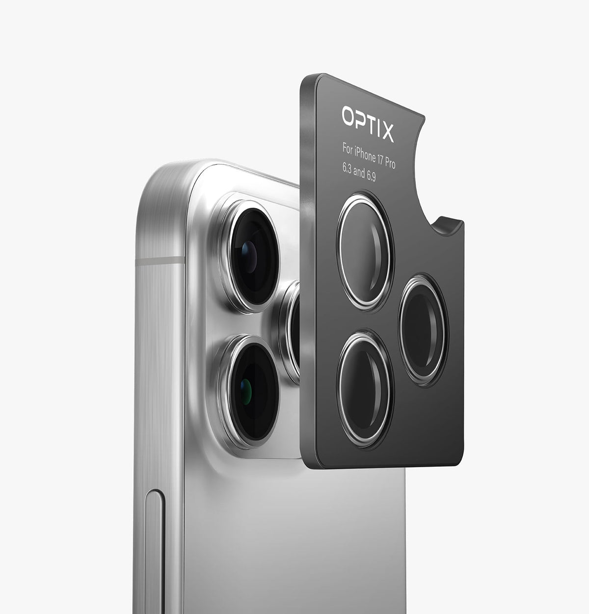 Optix Prime<br>Stainless Steel Camera Lens Protector
