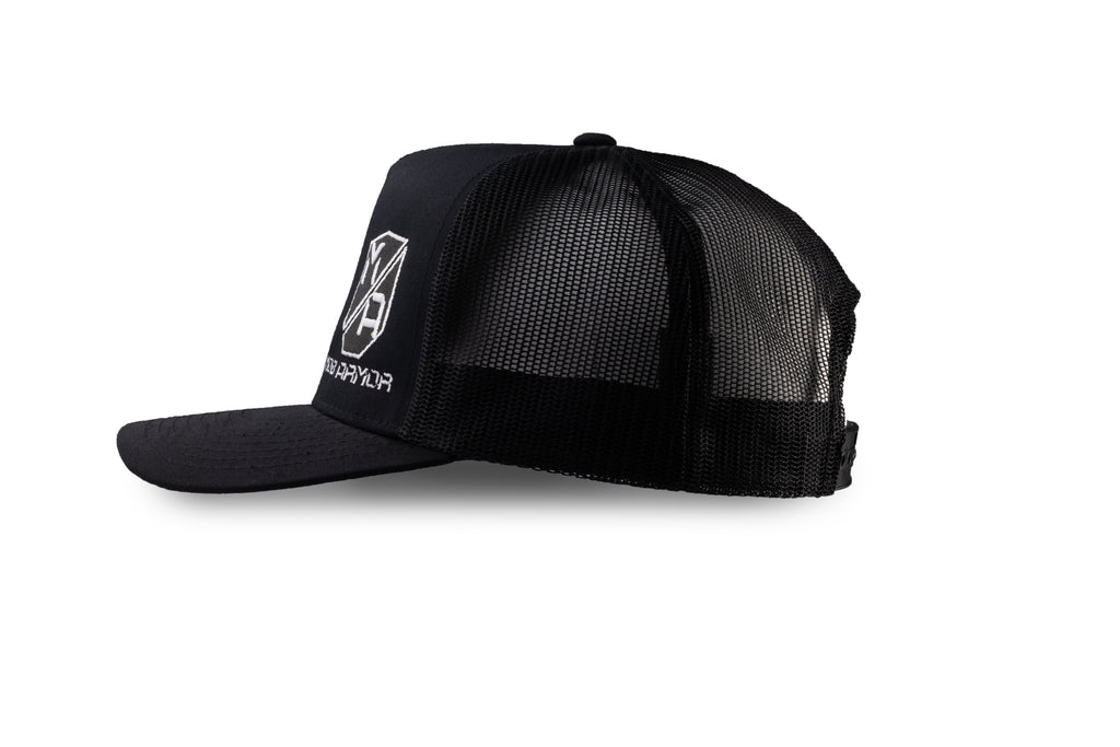 Mob Armor Logo Black/Black Trucker Hat