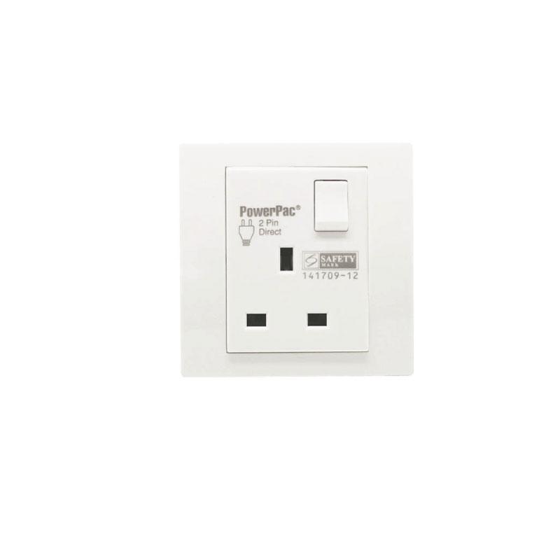 13A 1Gang Switched Socket / Wall Socket with 2 Year Local Warranty (PP1011)